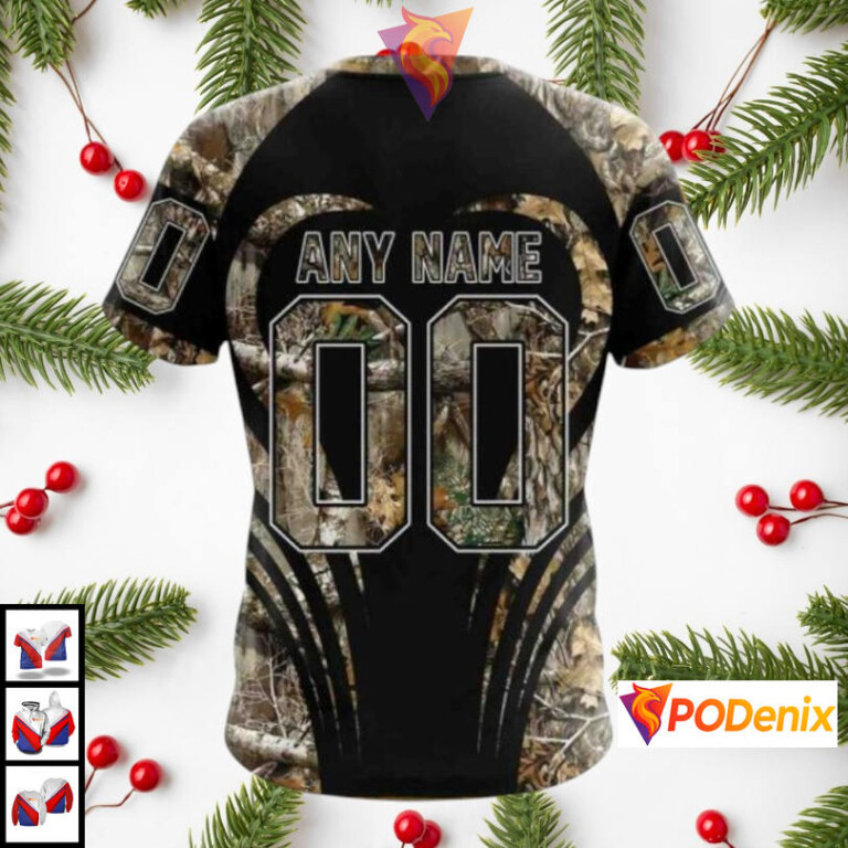 Camo Hunting Graphic Concept Personalized Pittsburgh Penguins Hoodie NHL 3D - 3