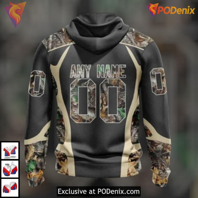 Camo Hunting Graphic Edition Arizona Coyotes Winter Hoodie Personalized Gear - 1