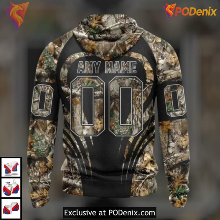 Camo Hunting Outdoor Style Arizona Coyotes Holiday Hoodie Adventure Apparel - 1