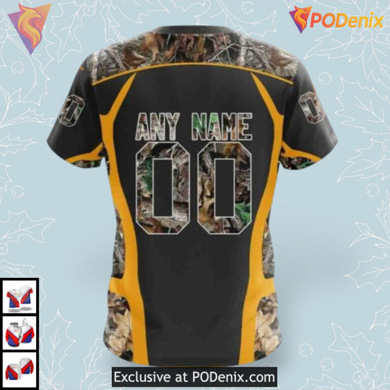Camo Hunting Pattern Calgary Flames Winter Hoodie 3D Custom Edition - 3