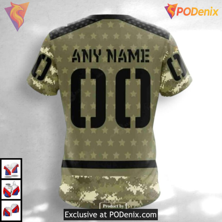 Camo Military Appreciation Style Retro Dallas Stars Hoodie Custom 3D - 4