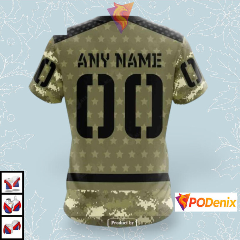 Camo Military Appreciation Tribute Custom Pittsburgh Penguins Christmas Hoodie NHL 3D - 3