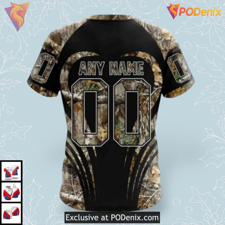 Camo Outdoor Hunting Concept NHL Personalized Seattle Kraken Hoodie 3D - 3