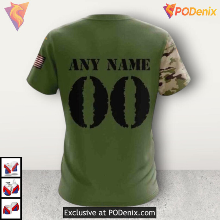 Camo Skull Artwork Name Number Carolina Hurricanes Mens Hoodie 3D Custom - 3