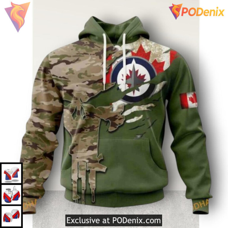 Healthcare Heroes Appreciation Retro Winnipeg Jets Hoodie Custom Team Apparel