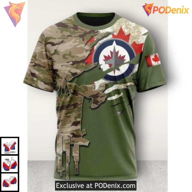 Healthcare Heroes Appreciation Retro Winnipeg Jets Hoodie Custom Team Apparel - 2