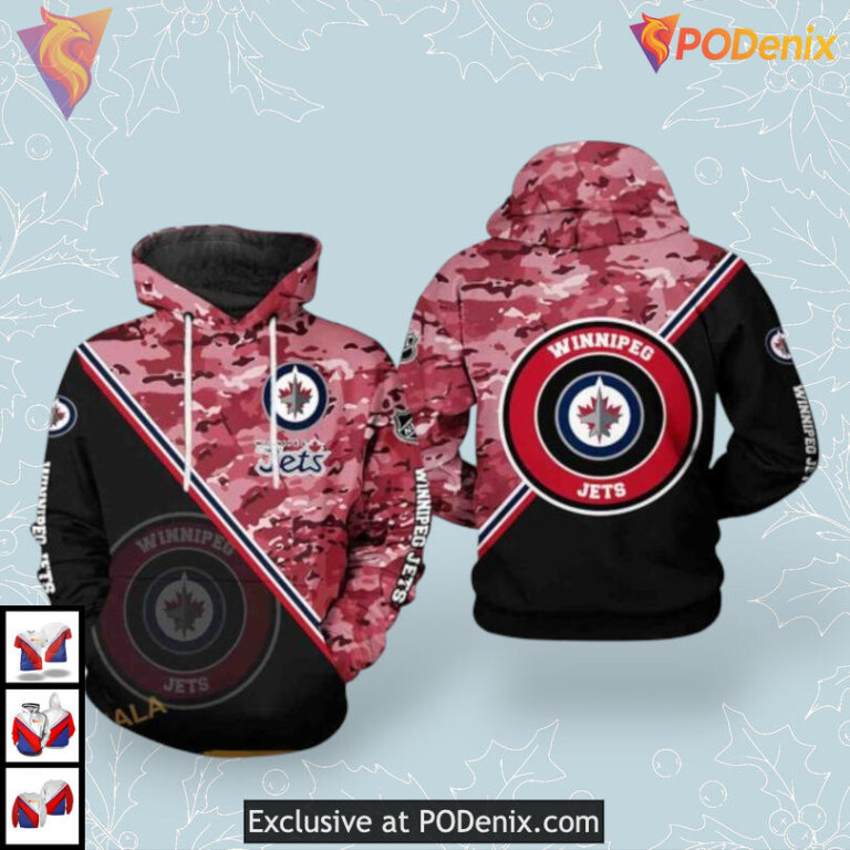 Halloween Ribs Costume Design Winnipeg Jets Graphic Hoodie Custom NHL Gear