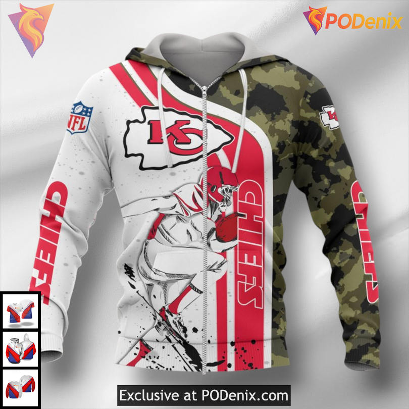 Camouflage Player Edition Youth Kansas City Chiefs Hoodie, Football Fan Gear Camouflage Player Edition Youth Kansas City Chiefs Hoodie, Football Fan Gear
