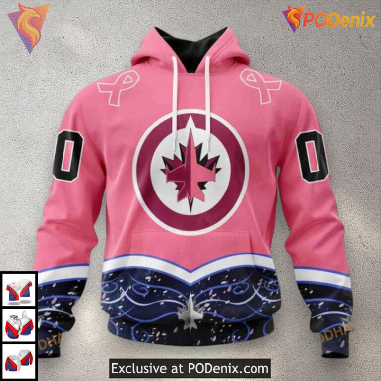 Northern Light Full Printed Design Winnipeg Jets Hoodie Custom NHL 3D Apparel