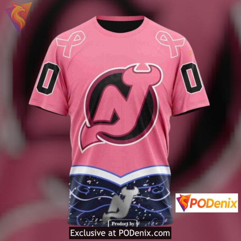 Cancer Awareness Tribute Personalized New Jersey Devils Hoodie Unique Gear - 3