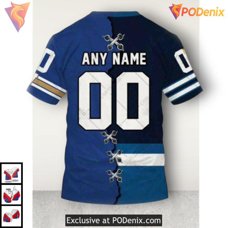 Skull Art Graphic Style Winnipeg Jets 3D Hoodie Custom NHL Shirt Design - 3