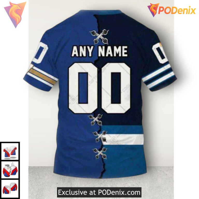 Grateful Dead Tribute Design Winnipeg Jets Hoodie 3D Custom NHL Apparel - 3
