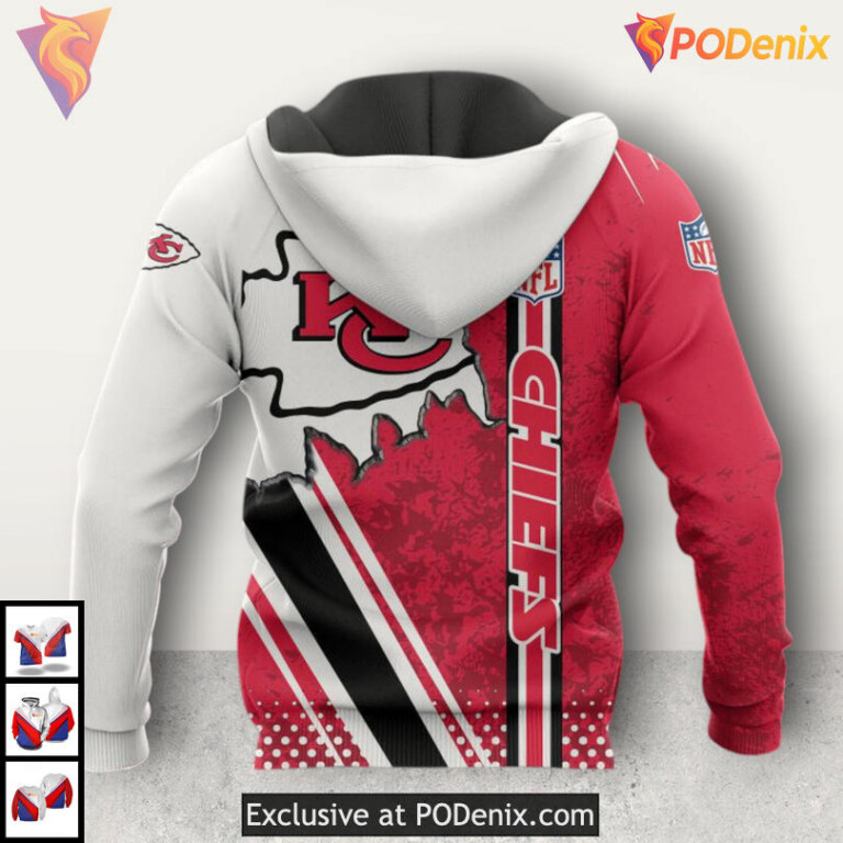 Chiefs Pride Design Kansas City Chief Hoodie, Limited Edition Zip Up Apparel - 1