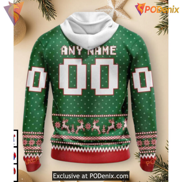 Christmas Apparel For Hockey Fans Retro Seattle Kraken Hoodie 3D NHL - 1
