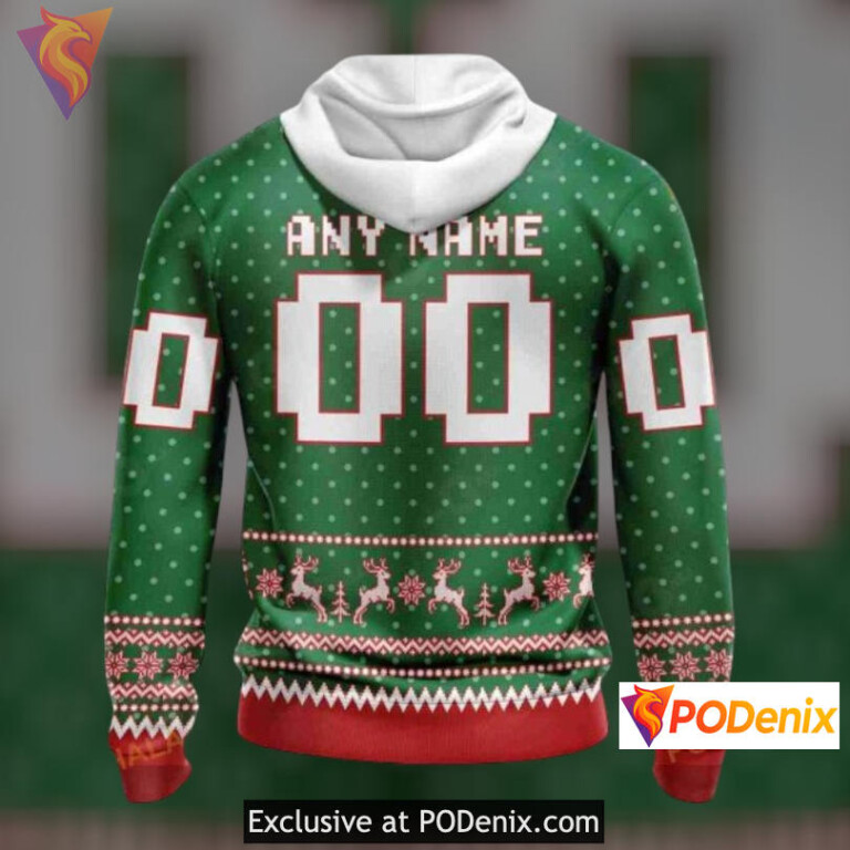 Christmas Apparel Style New Jersey Devils Kids Hoodie Custom Sweatshirt 3D - 2