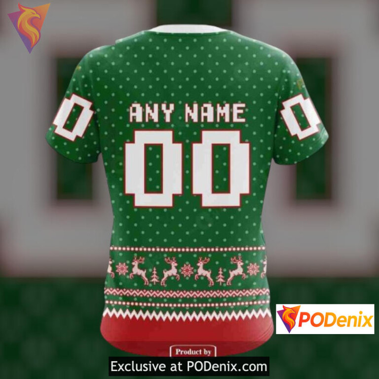 Christmas Apparel Style New Jersey Devils Kids Hoodie Custom Sweatshirt 3D - 4