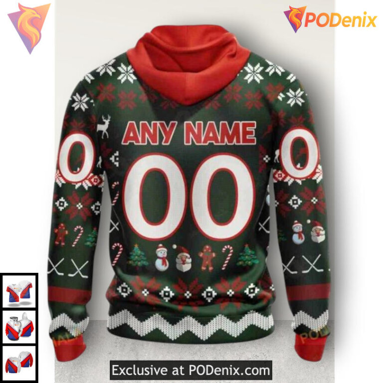 Christmas Celebration Calgary Flames Sweatshirt Hoodie 3D Holiday Style - 2