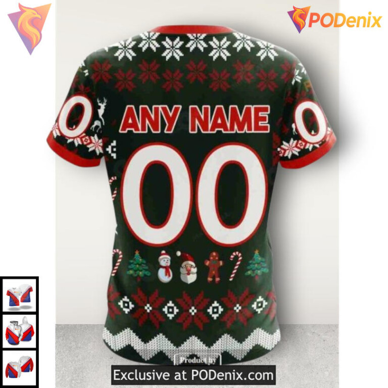 Christmas Celebration Calgary Flames Sweatshirt Hoodie 3D Holiday Style - 4