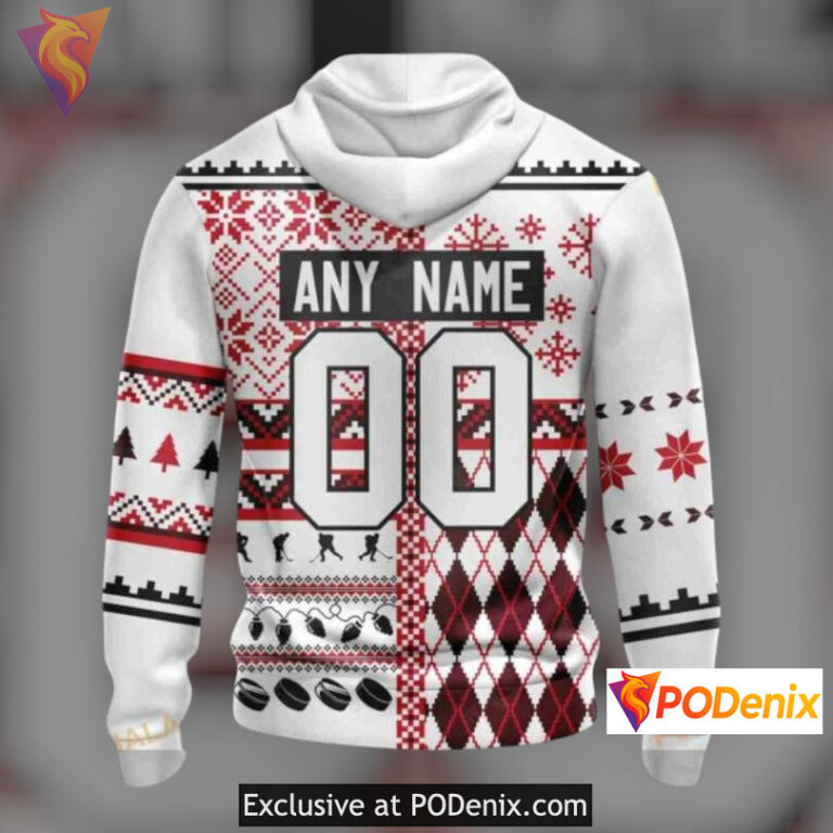 Christmas Celebration New Jersey Devils 3D Hoodie Unisex Festive Edition - 2
