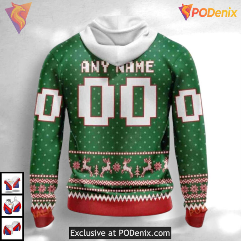 Christmas Festive Apparel Dallas Stars Pullover Hoodie Sweatshirt 3D - 2