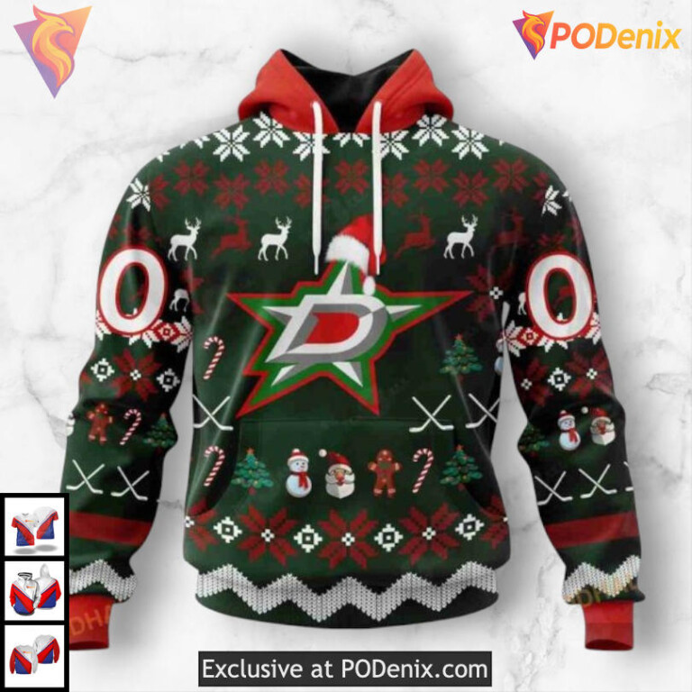 Christmas Gift Edition Dallas Stars Womens Hoodie Custom 3D Apparel