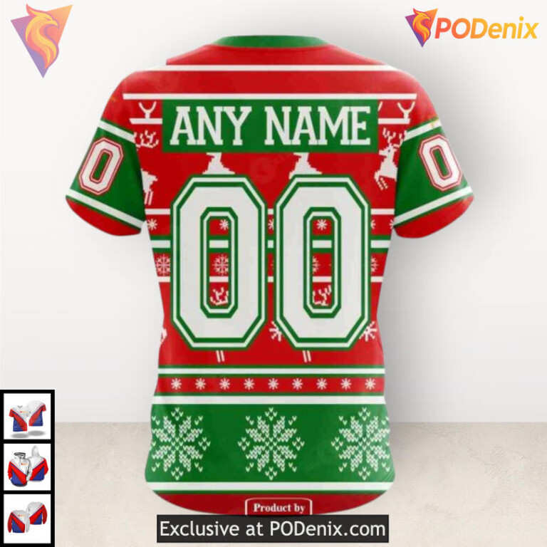 Christmas Hoodie Edition For Women Men Nashville Predators Unisex Hoodie Custom - 4