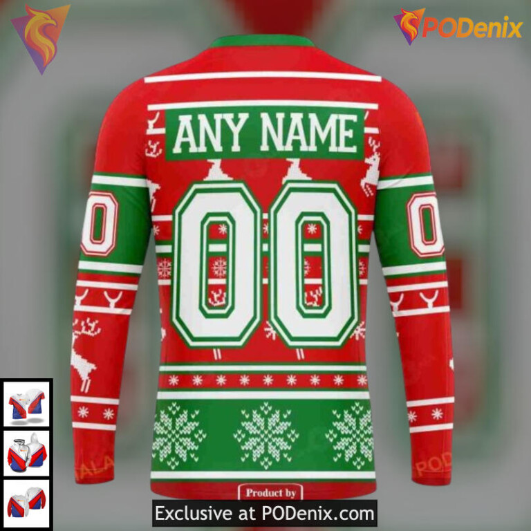 Christmas Is Coming Edition Arizona Coyotes Personalized 3D Hoodie Apparel - 2