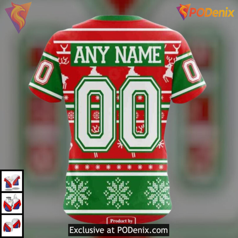 Christmas Is Coming Edition Arizona Coyotes Personalized 3D Hoodie Apparel - 4