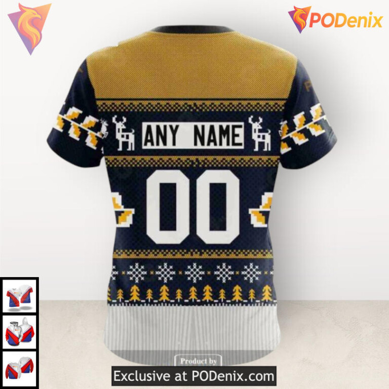 Christmas Season Celebration Custom Nashville Predators Kids Hoodie Sweatshirt - 4