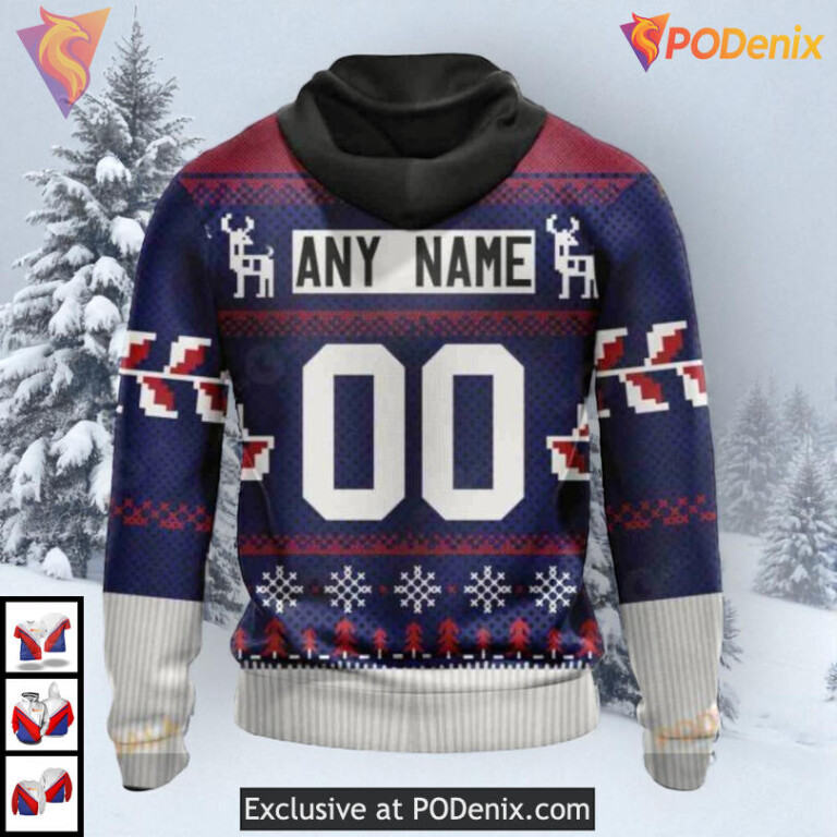 Christmas Season Celebration NHL Montreal Canadiens Mens Hoodie 3D - 2