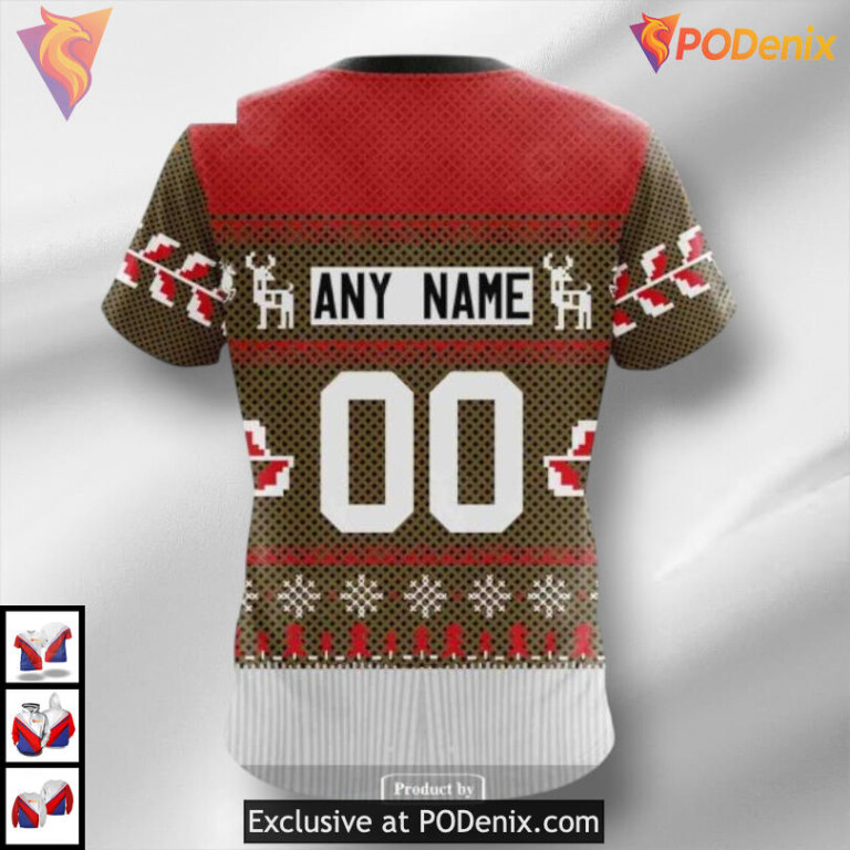 Christmas Season Celebration NHL Ottawa Senators Winter Hoodie 3D - 3