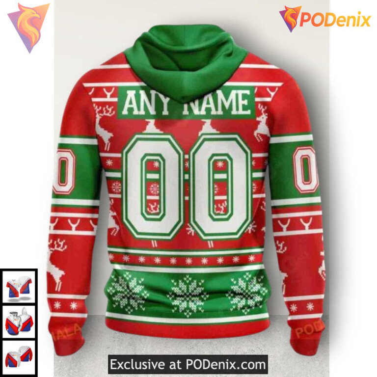 Christmas Unisex Edition Calgary Flames Sweatshirt Hoodie 3D Fan Gear - 2