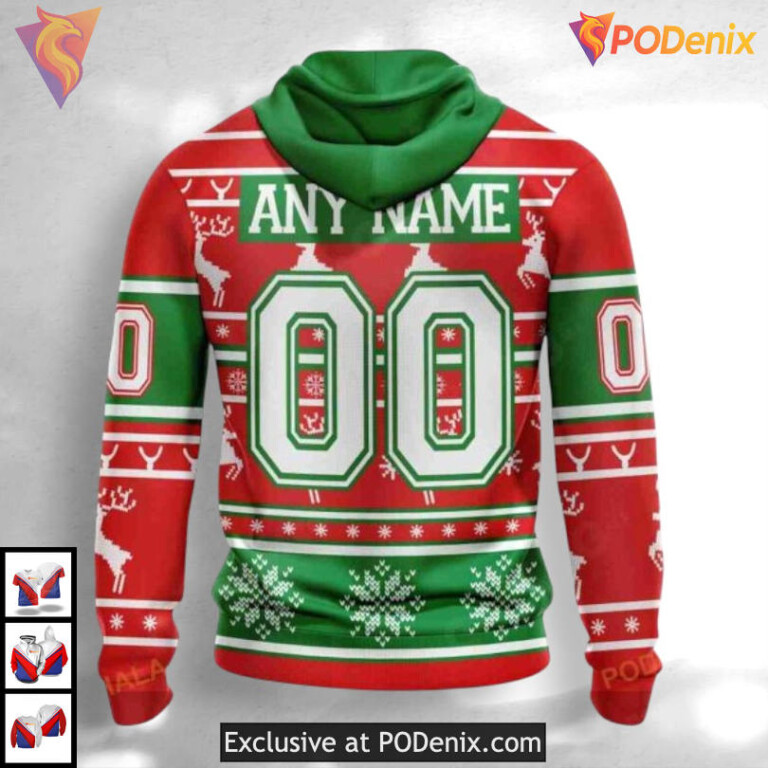 Christmas Unisex Edition Dallas Stars Full Print Hoodie Sweatshirt 3D - 2