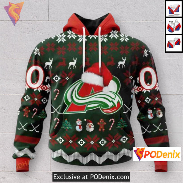 Christmas Unisex Shirt Edition Colorado Avalanche Hoodie For Men Custom 3D