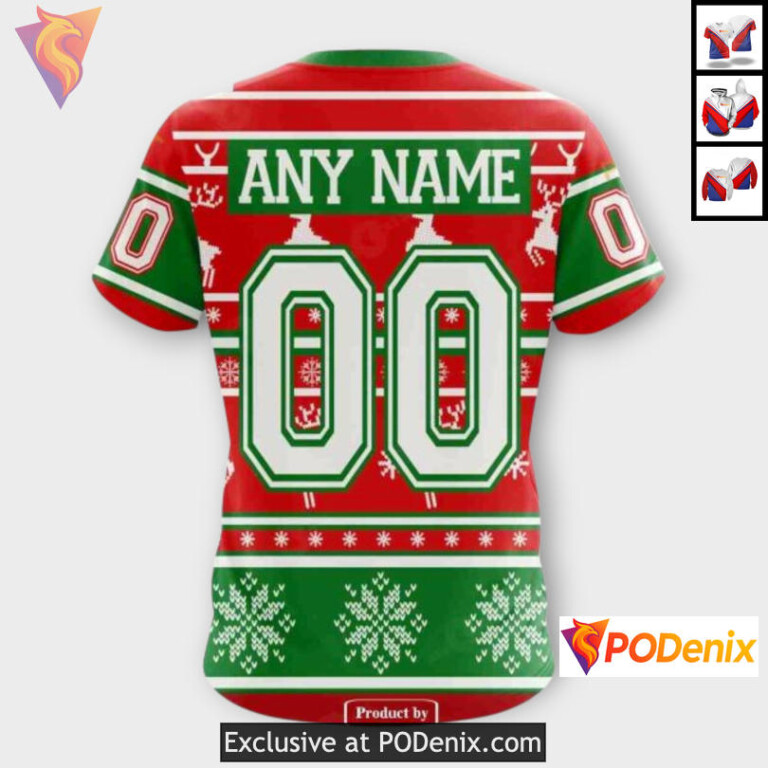 Classic Christmas Collection Colorado Avalanche Retro Hoodie Custom 3D - 4