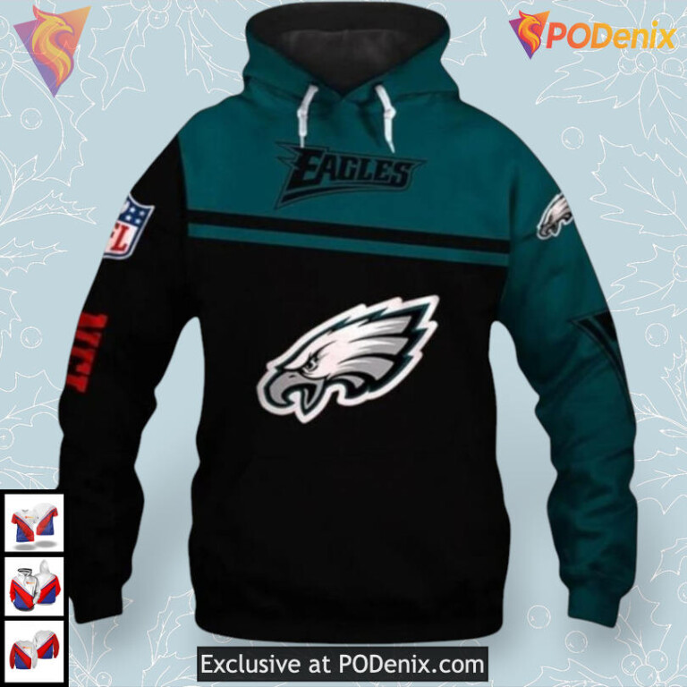 Classic Football Spirit Series Philadelphia Eagles Pullover Hoodie Mens Edition