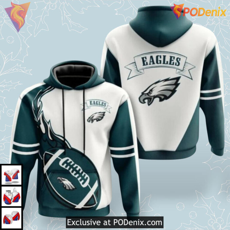 Classic Graphic Edition Custom Philadelphia Eagles Hoodie Mens Sport Design