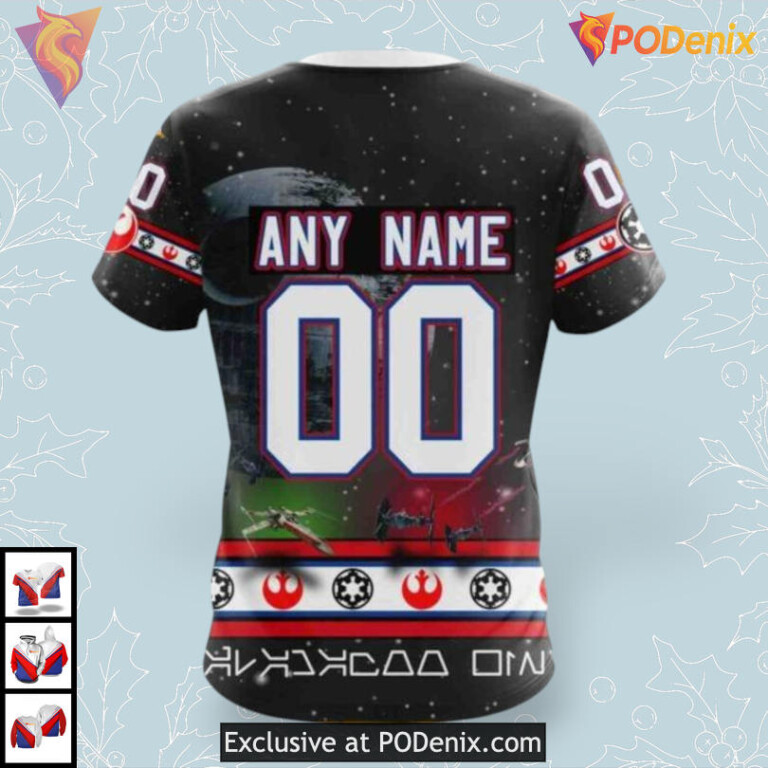 Classic Star Wars Graphic Design NHL Personalized Ottawa Senators Hoodie 3D - 3