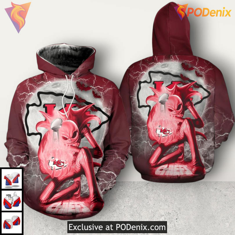 Classic Unisex Personalized Kansas City Chiefs Hoodie 3D Holiday Fan Gift Classic Unisex Personalized Kansas City Chiefs Hoodie 3D Holiday Fan Gift