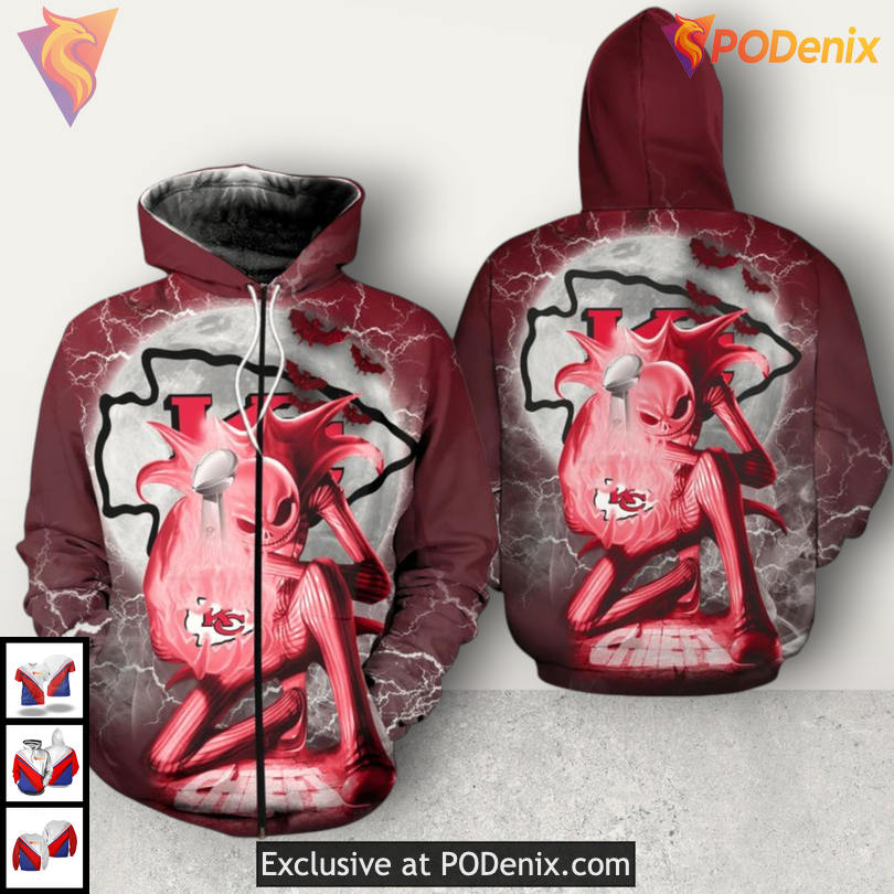 Classic Unisex Personalized Kansas City Chiefs Hoodie 3D Holiday Fan Gift Classic Unisex Personalized Kansas City Chiefs Hoodie 3D Holiday Fan Gift