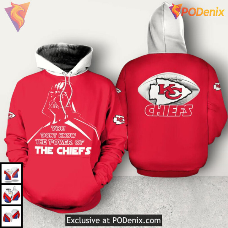 Classic Zip Up Youth Kansas City Chief Hoodie Custom Design Limited Apparel - 1