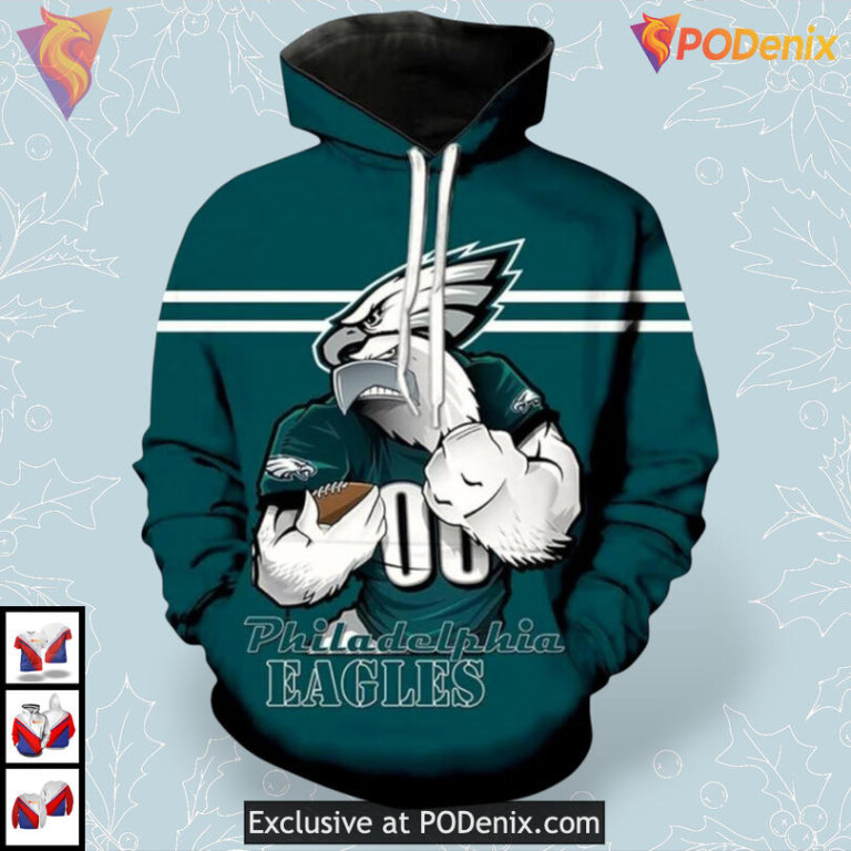 Contemporary Design Philadelphia Eagles Hoodies All Over Print 3D Style