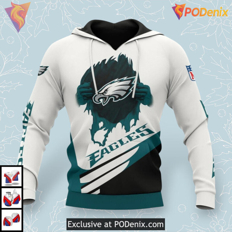 Cool Graphic Art Philadelphia Eagles Hoodies For Men Fan Edition