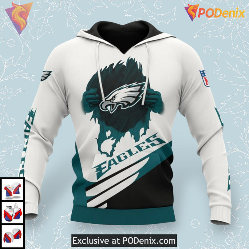 Cool Graphic Art Philadelphia Eagles Hoodies For Men Fan Edition Cool Graphic Art Philadelphia Eagles Hoodies For Men Fan Edition