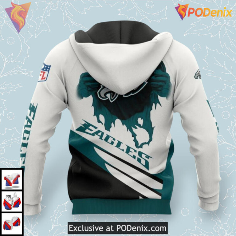 Cool Graphic Art Philadelphia Eagles Hoodies For Men Fan Edition - 1