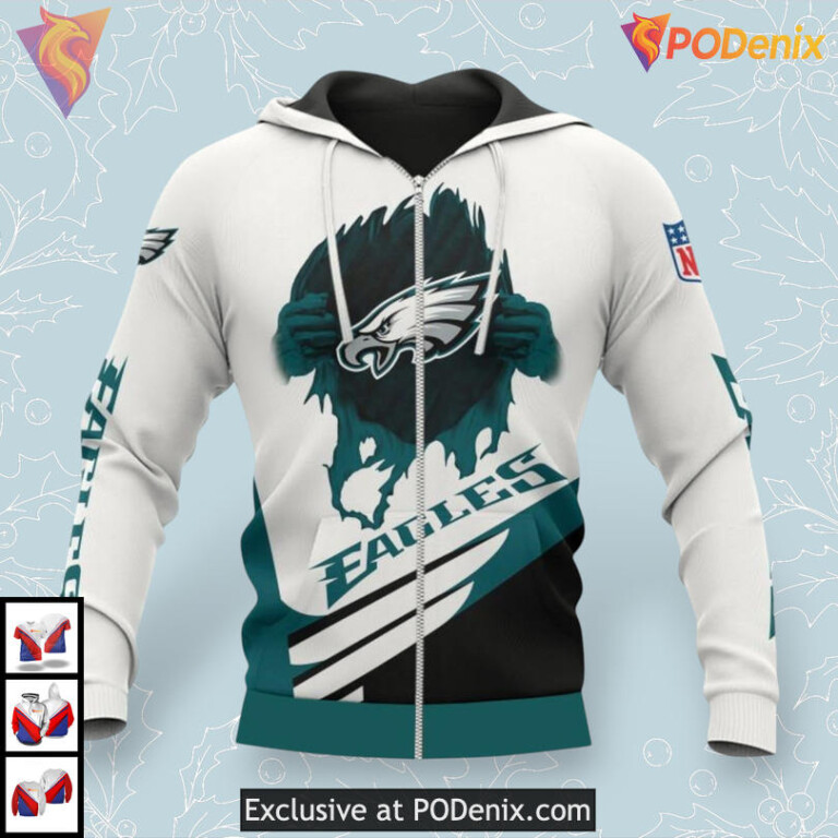 Cool Graphic Art Philadelphia Eagles Hoodies For Men Fan Edition - 2