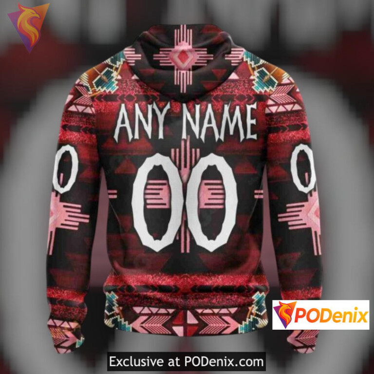 Cultural Native Costume Style Vintage New Jersey Devils Hoodie Sweatshirt 3D - 2