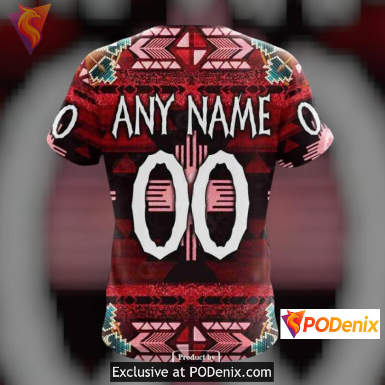 Cultural Native Costume Style Vintage New Jersey Devils Hoodie Sweatshirt 3D - 4