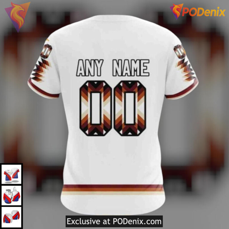 Cultural Native Pattern Graphic Arizona Coyotes Hoodie 3D Custom Apparel - 3