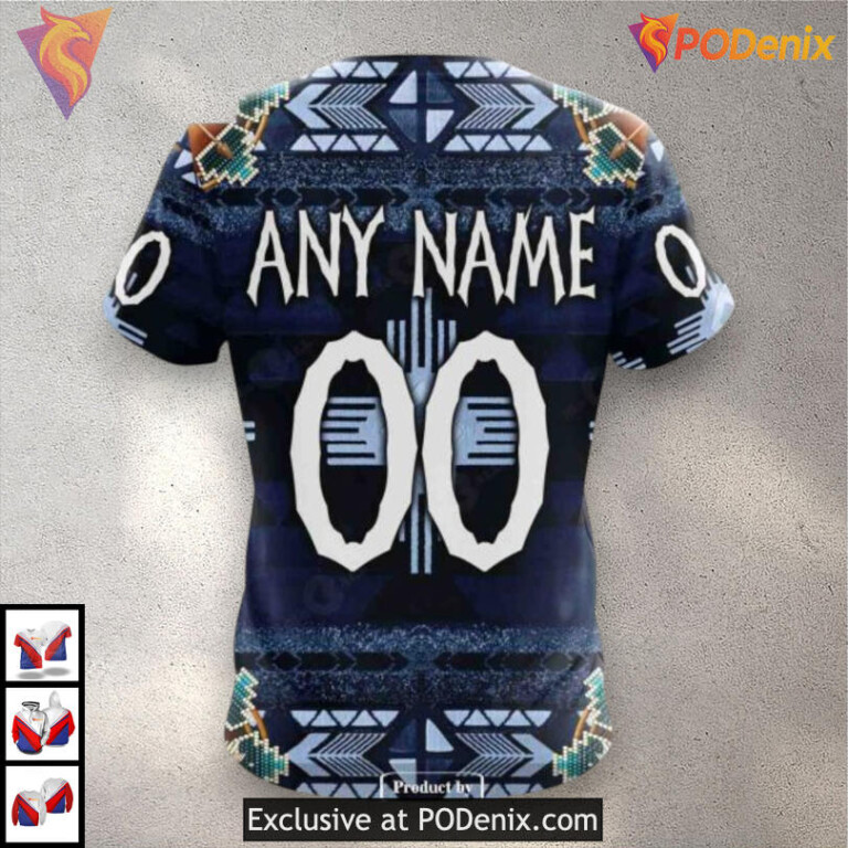 CFL Blue Bombers Jersey Mix Winnipeg Jets Christmas Hoodie Custom 3D Style - 3